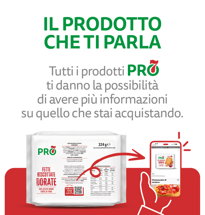 Inquadra il QR code sulla confezione per scoprire le informazioni del prodotto